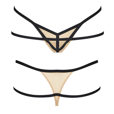 Signature Soft Gold Lace-Front Brief