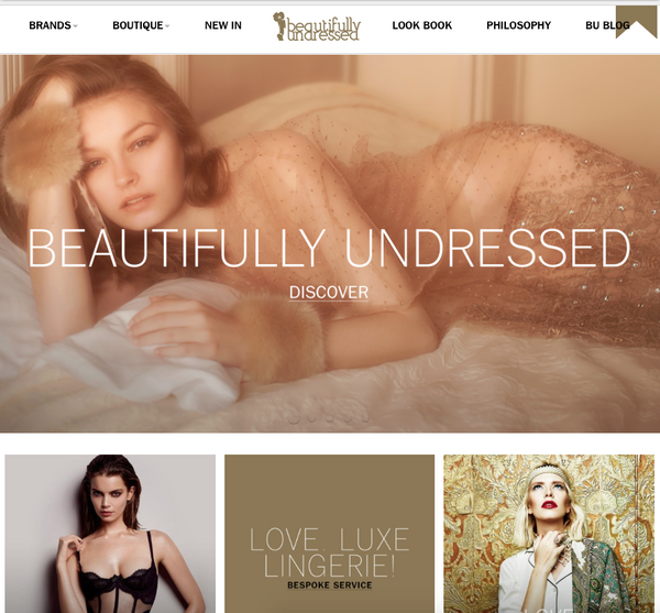 Beautifully Undressed Launch Sleek New Website