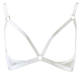 ANNABEL HARNESS BRA - IVORY - Front product  - beautifullyundressed.com