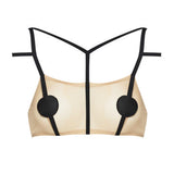 Discussion Vertical Bra - Cut Out by Ruban Noir - beautifullyundressed.com