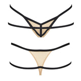 Discussion Vertical Thong - Ruban Noir - Beautifully Undressed - Product shot 1