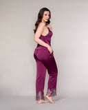 Emma_Harris_Rochelle_Winter_Berry_camisole_and_trouser_set_model_side_beautifullyundressed