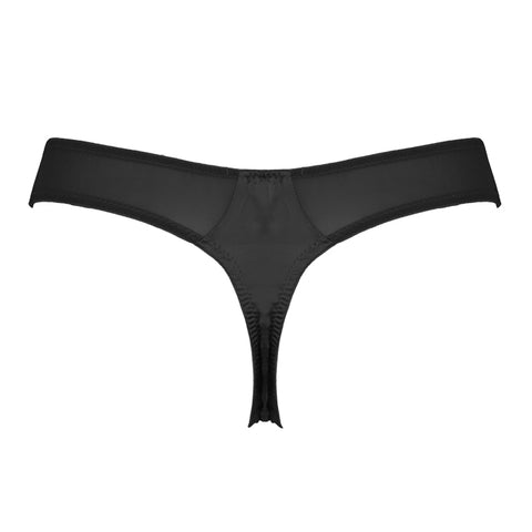Emma Harris Tiffany Black Thong - Product - Back - Beautifully Undressed 