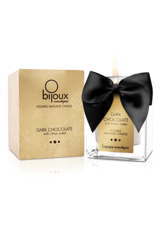 Bijoux Indescrets Dark Chocolate Kissable Massage Candle