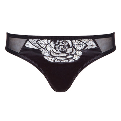 Emma Harris Tiffany Black Brief - Product - Front - Beautifully Undressed