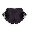 Tiffany Black Flared Shorts - Product shot - Back - Beautifully Undressed
