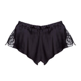 Tiffany Black Flared Shorts - Product shot - Front - Beautifully Undressed